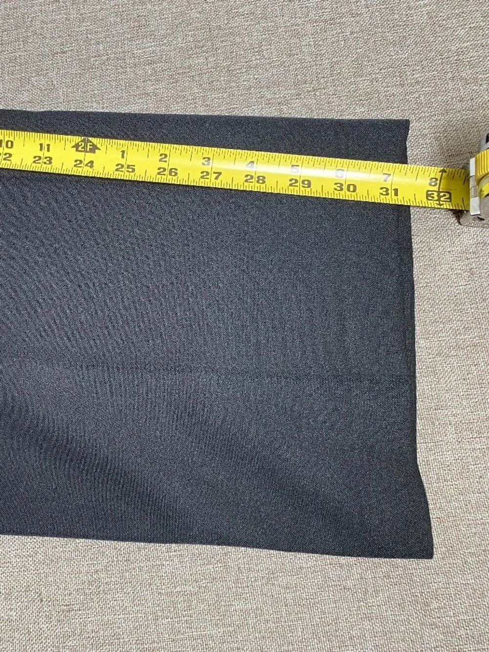 Vintage Levi's Action Slacks Men's 44 x 32 High Rise Black Office Career VTG